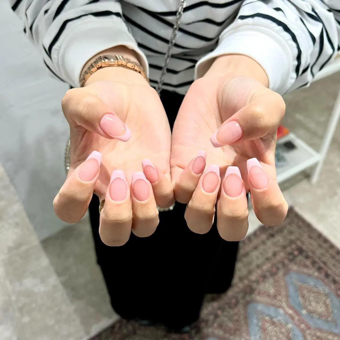 ネイル ハンドネイル 0203ムニムサン 💙Airiのネイルデザイン