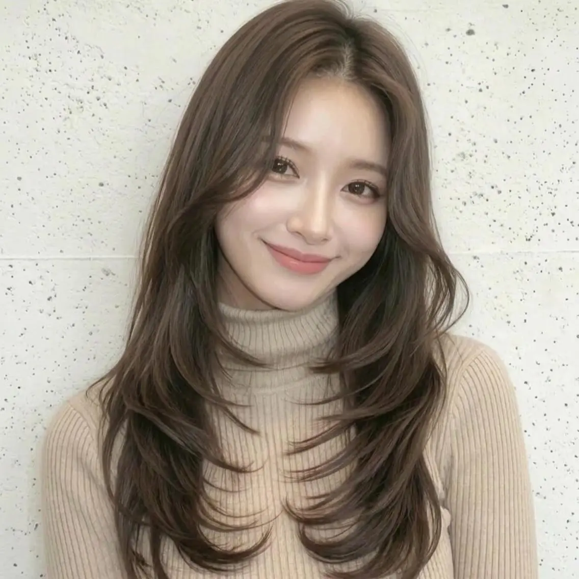 ロング 艶髪ストレート❇️ レイヤー❇️出町光流のヘアスタイル
