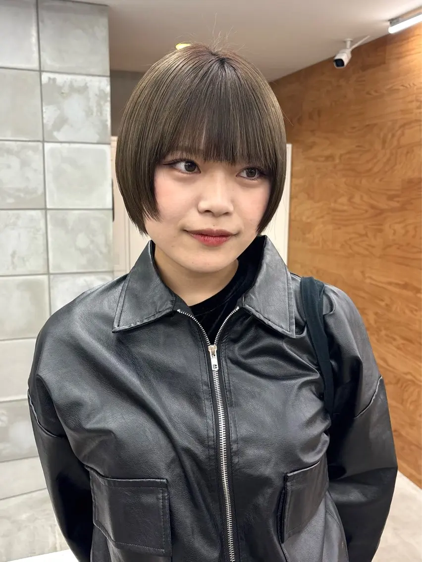 カラー ベージュカラー ヘアカラー トリートメント サエ tuco 🥣カラーモデルのヘアスタイル