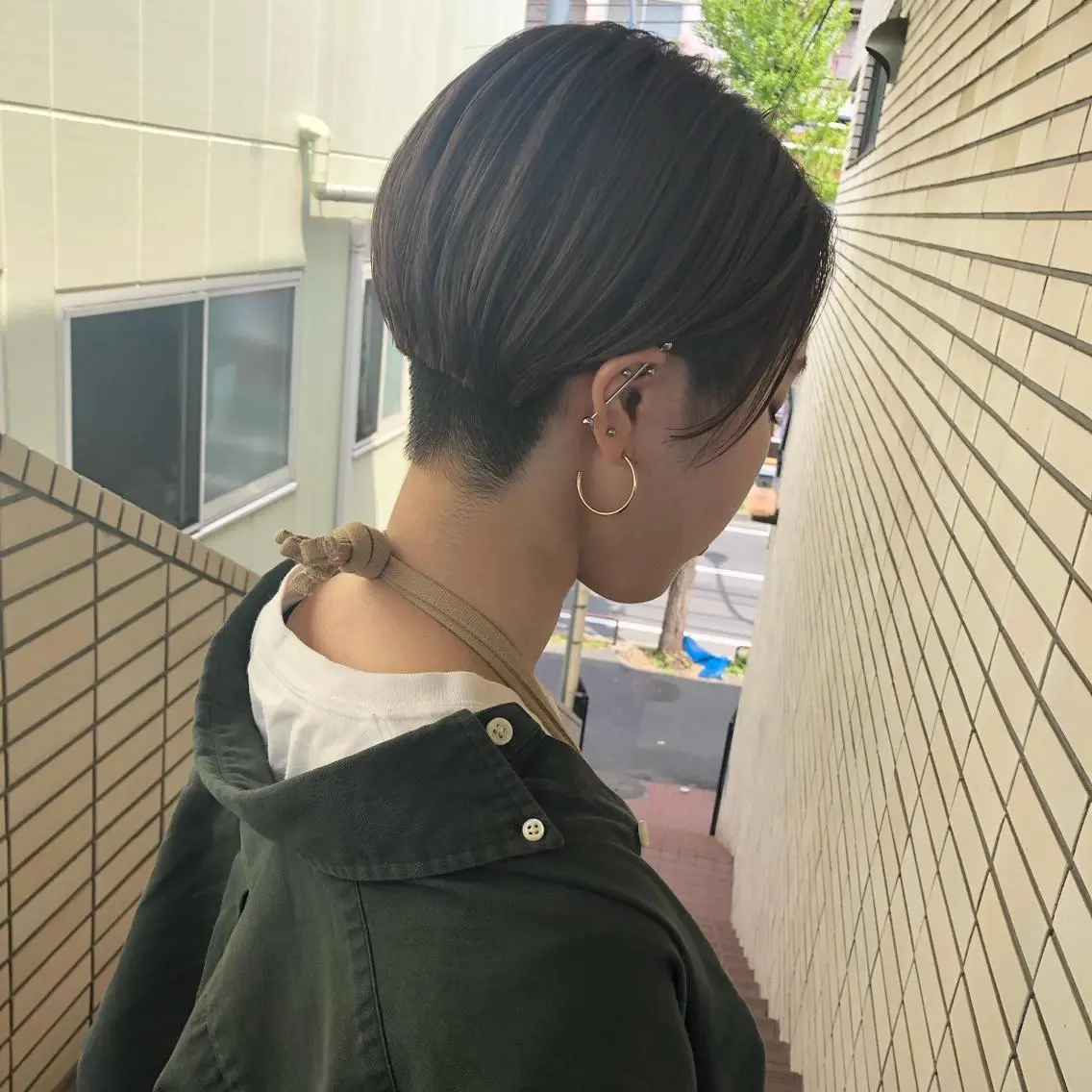 ショート カラー ベージュカラー ダブルカラー ハイトーンカラー 🤍2nd🤍田所 美希のヘアスタイル