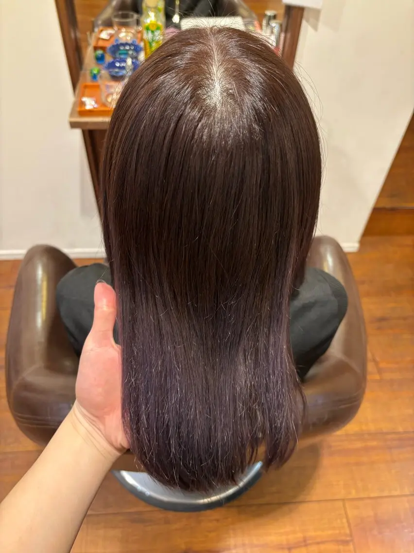 ミディアム カラー ヘアカラー 阿佐ヶ谷 宇田川 かなのヘアスタイル
