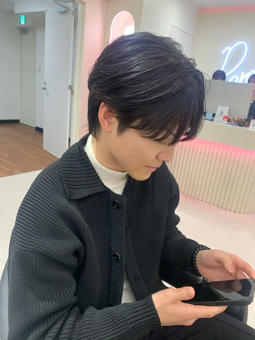 💎メンズカット+曲がる縮毛矯正💎の写真