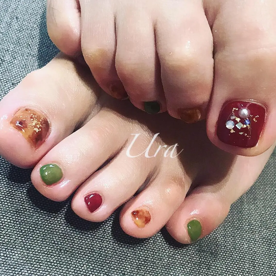 ネイル フットネイル UrakoNail 《nail》のネイルデザイン