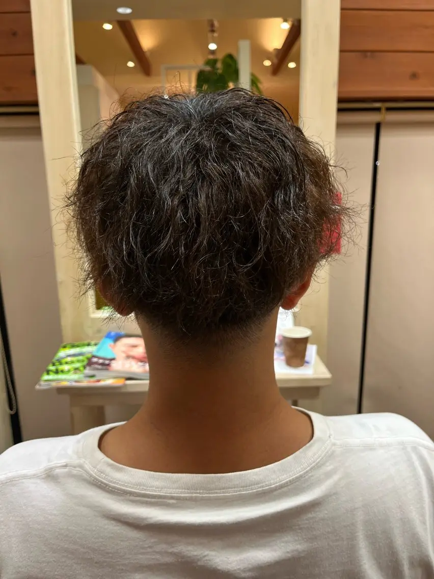 カット+ツイストスパイラルパーマ🧑🦱+ナノバブル✨の写真