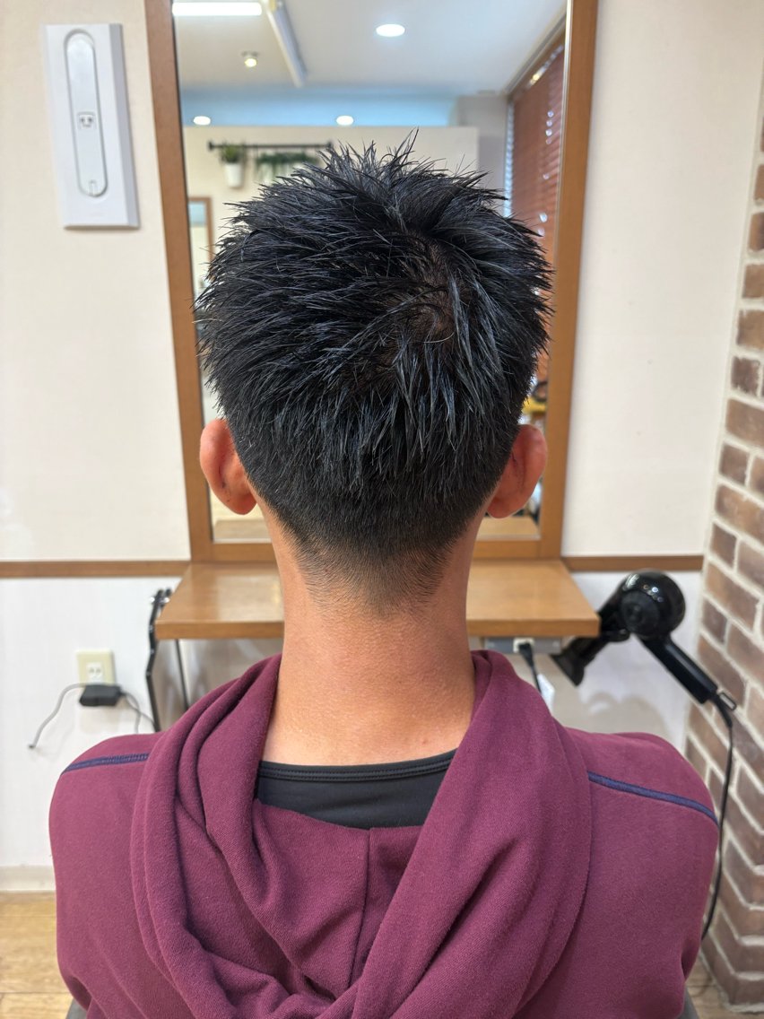 ショート メンズ 刈り上げ ショートヘア オーガニックカラー/ コウヘイのヘアスタイル