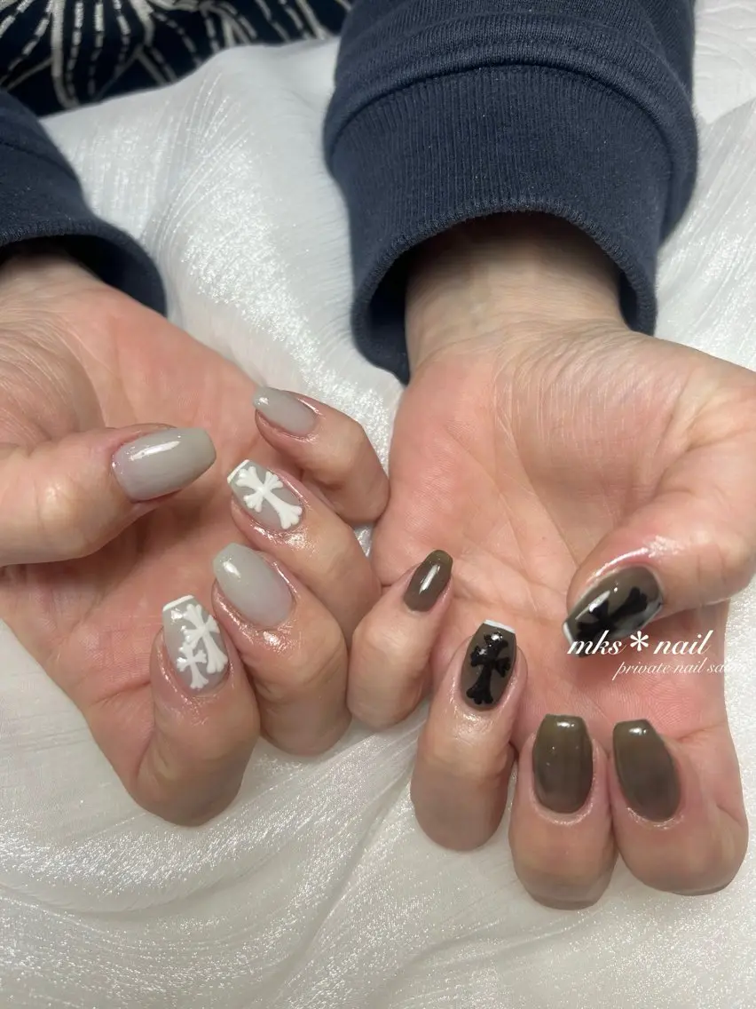 ネイル mks＊nail //  枚方長尾のネイルデザイン