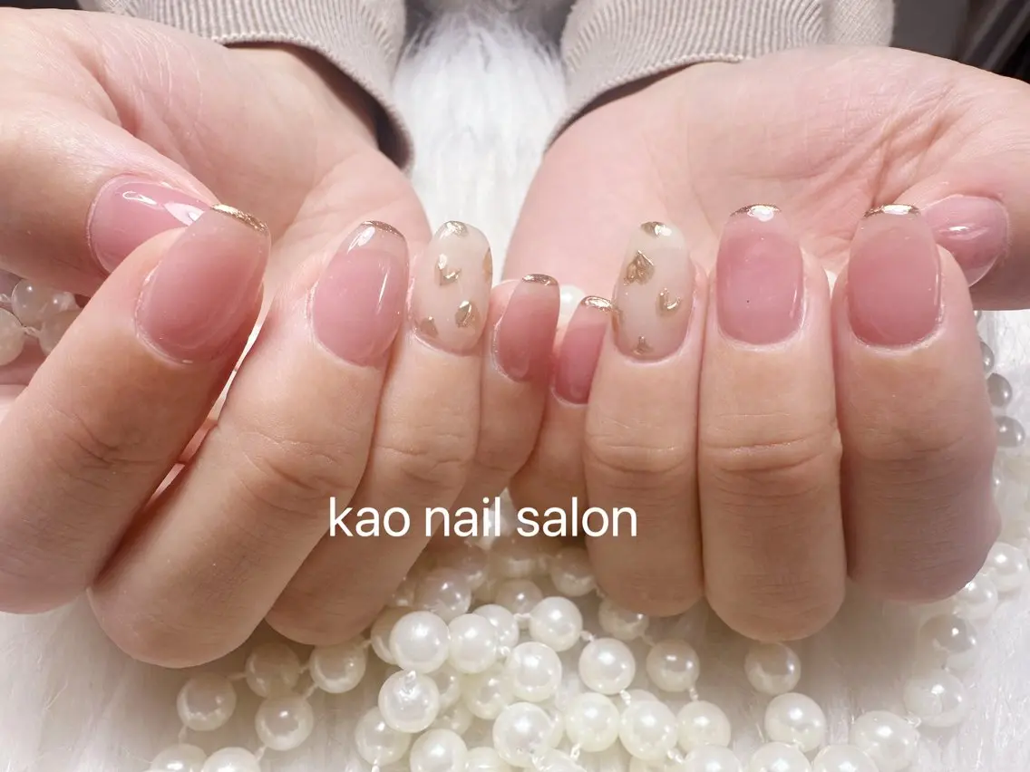 ネイル ハンドネイル kao nail マグネット/長さだしのネイルデザイン