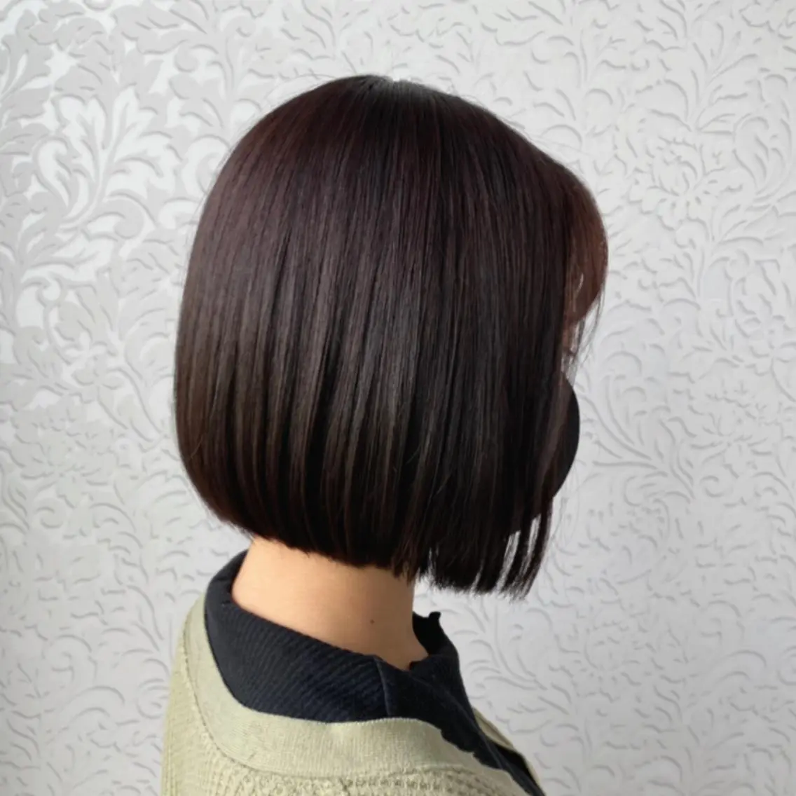 ショート ボブ 顔周りカット/透明感 カラー🤍大塚蛍のヘアスタイル