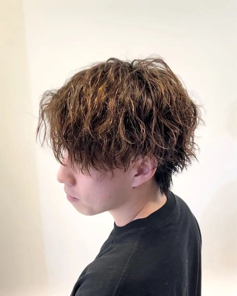 カラー パーマ メンズ 千葉 ホシトのヘアスタイル