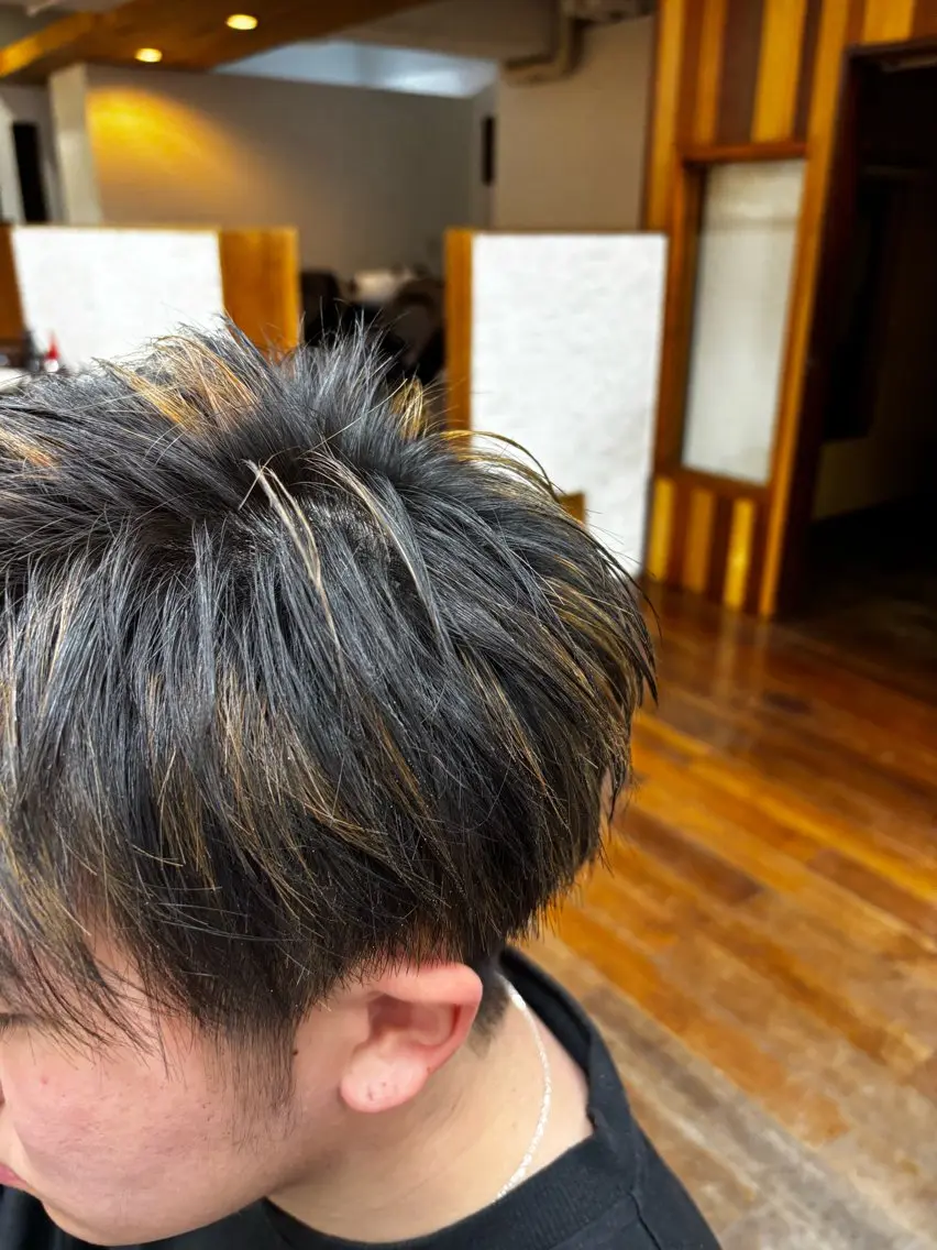 ショート ハイライト カット ヘアカラー トリートメント ボブスタイル/ えぐちりほのヘアスタイル