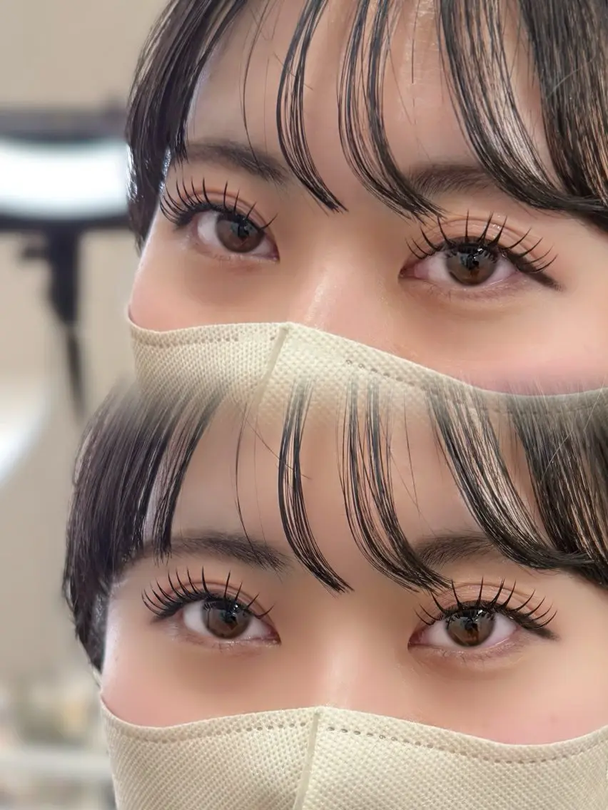 マツエク・マツパ 付け放題 Lカール 𐊖𐊲𐊙 sayanaのマツエク・マツパデザイン