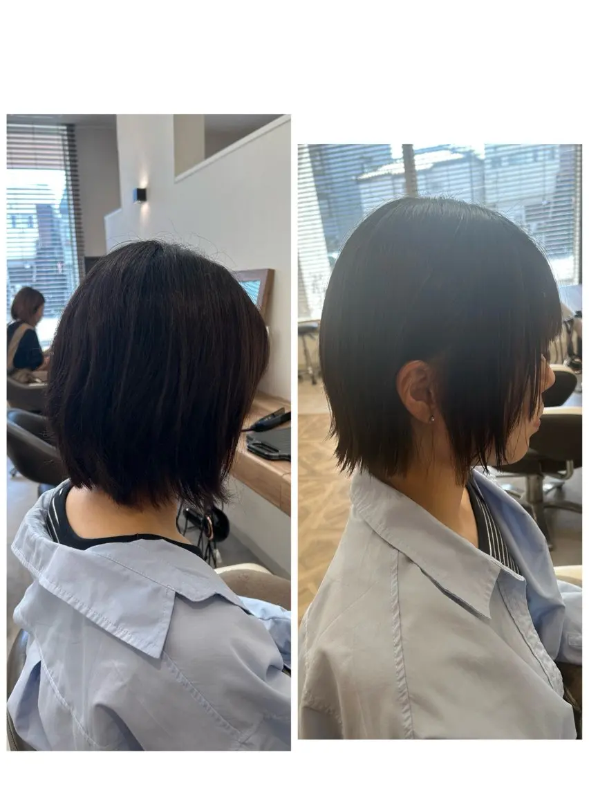 ミディアム パーマ やまこし 美裕樹のヘアスタイル
