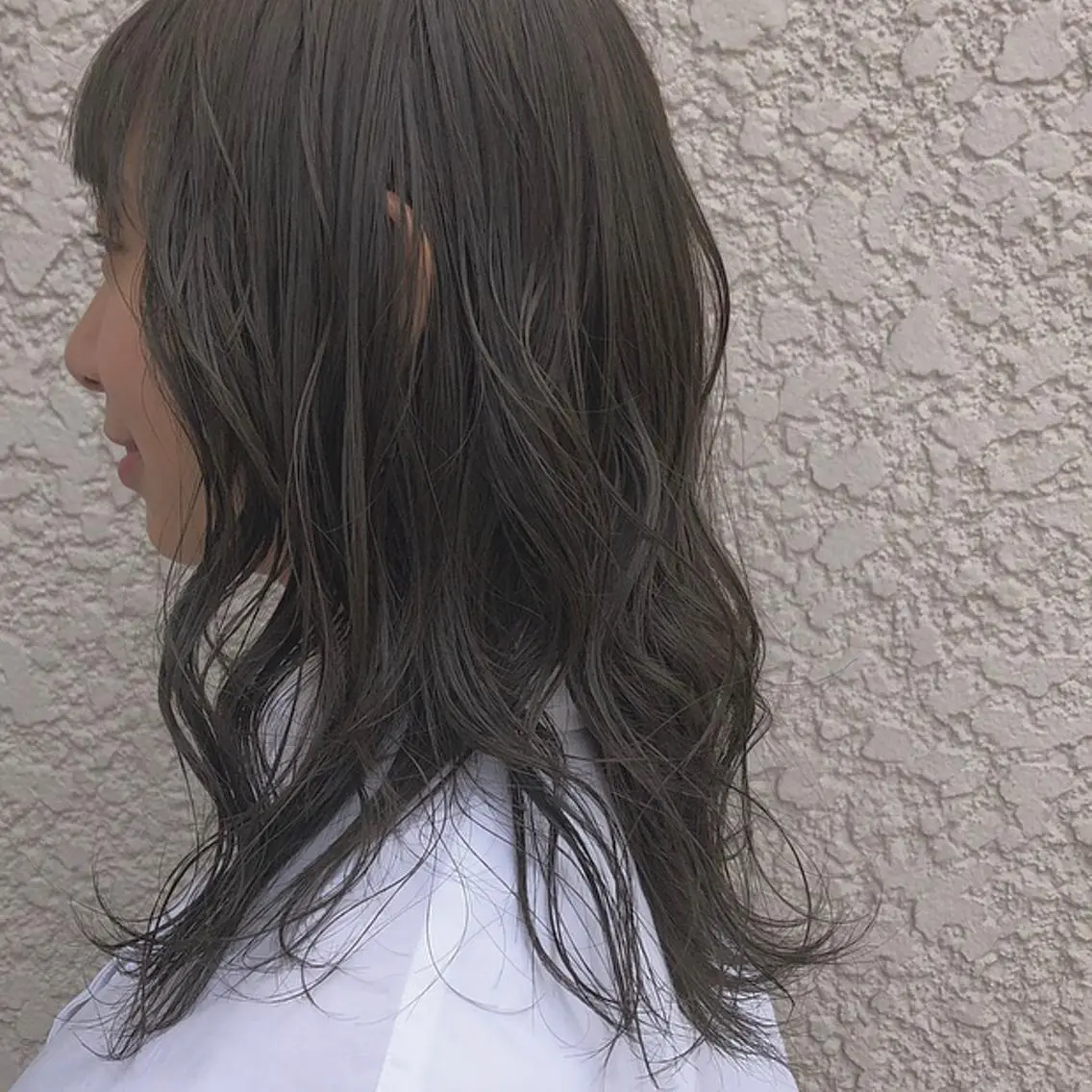ミディアム カラー ヘアカラー yajima Moemiのヘアスタイル