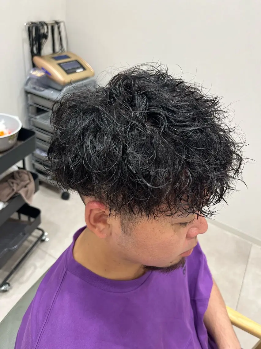 パーマ メンズ 💜N°大分💜 三浦のヘアスタイル
