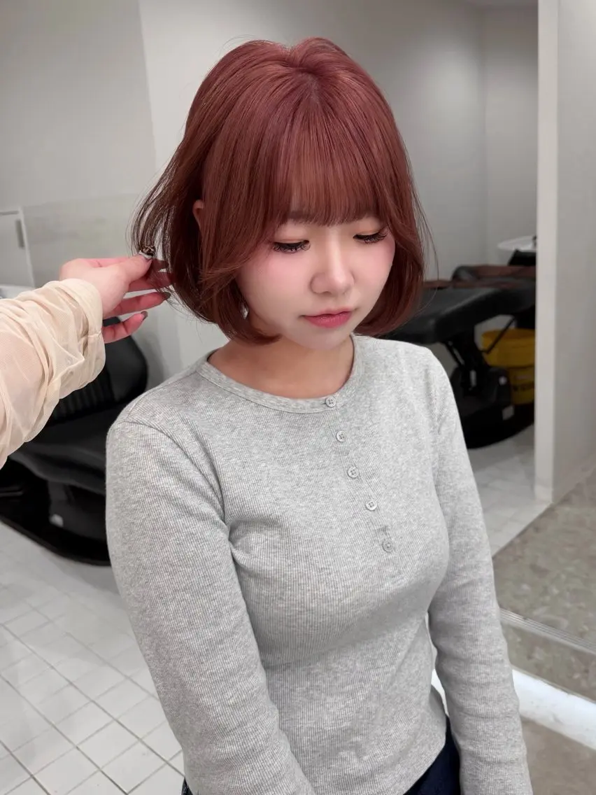 ミディアム カラー 大阪梅田/ イマムラミヅキのヘアスタイル