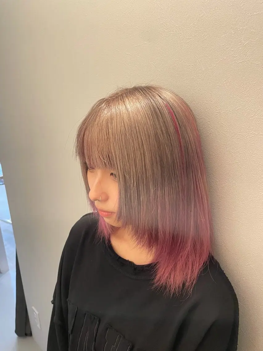 ミディアム カラー 札幌メンズ特化美容師 T4ICHIのヘアスタイル