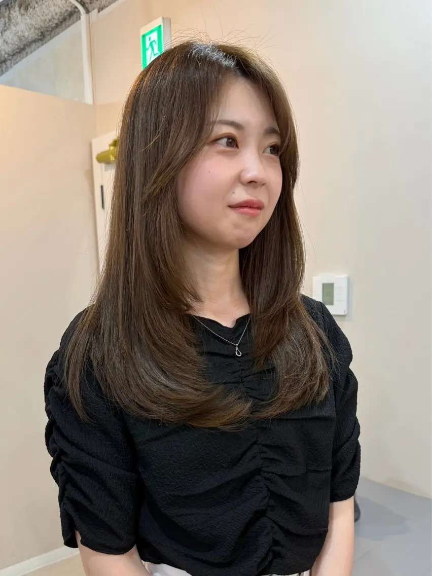 【透明感🐳】カット+イルミナorエドルカラー+1stepケア☁️の写真