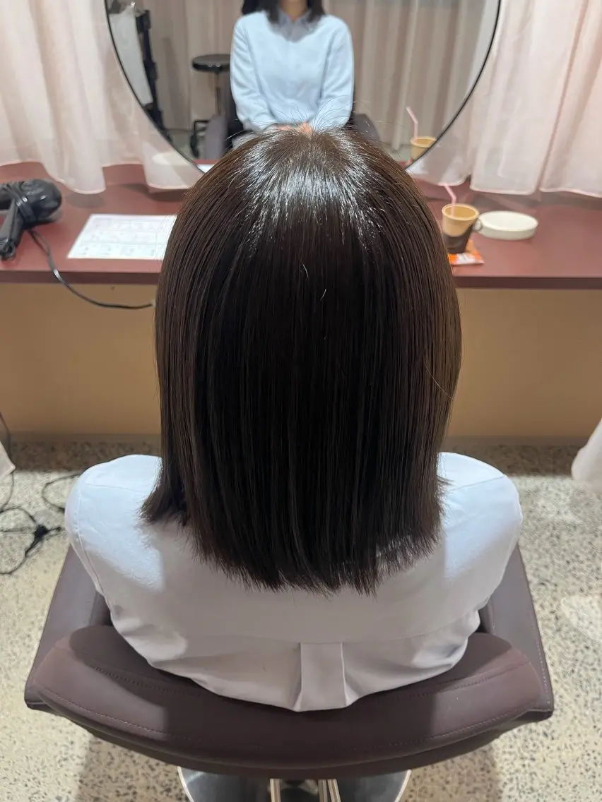 カラー YOKE 桃山台 SAKI♩ ܸのヘアスタイル