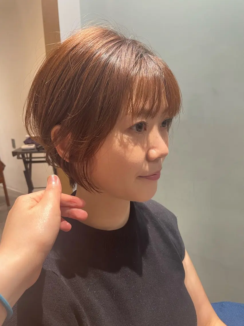 ショート ショートヘア くびれミディアム/似 合わせ/鎌倉/edAのヘアスタイル