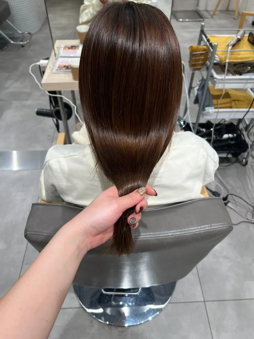 ロング ヘアカラー トリートメント Unami _koharuのヘアスタイル