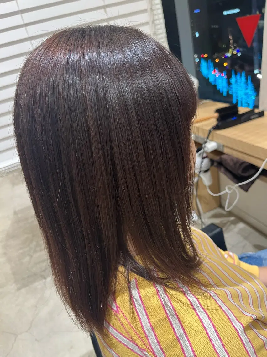 ミディアム ミディアムパーマ もろとみ れいらのヘアスタイル