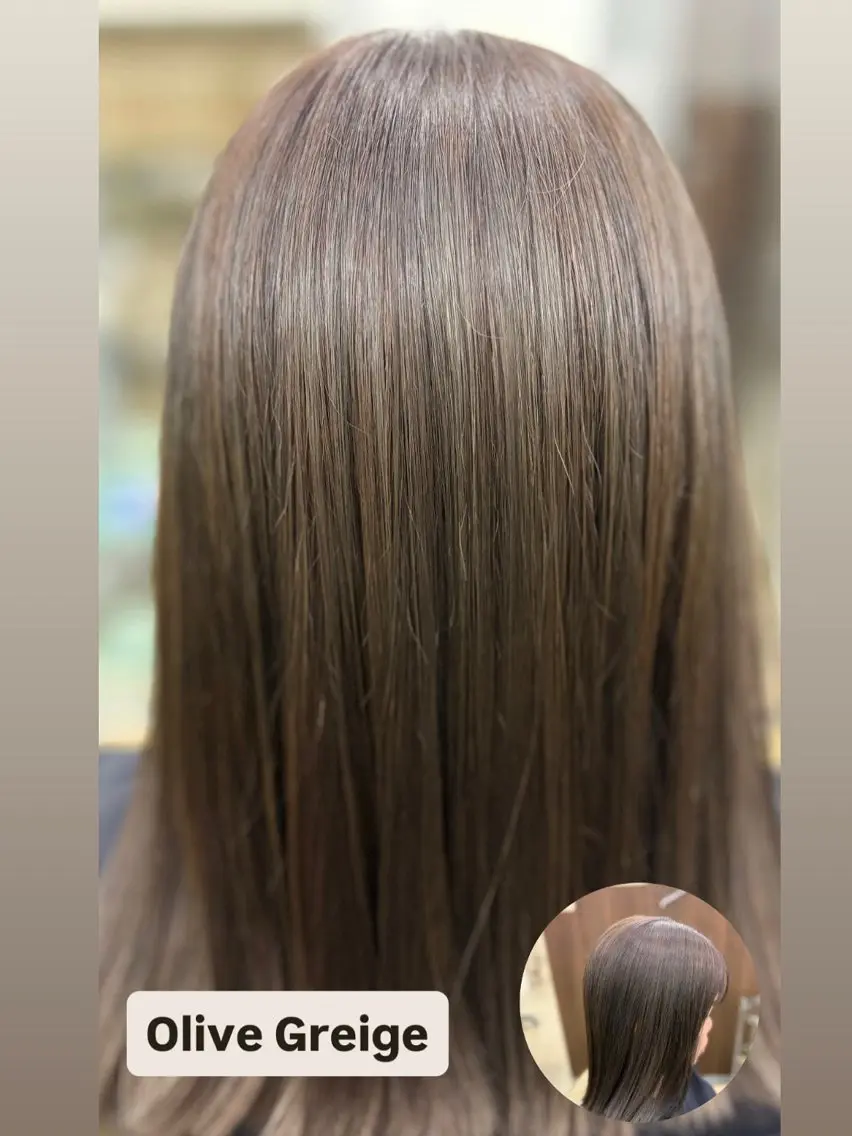 ✂︎カット➕ワンカラー➕トリートメントのメニューになります✂︎の写真