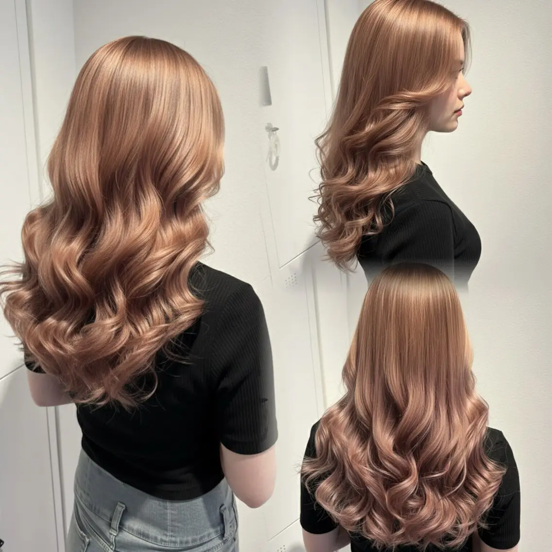ロング カラー ハイトーンカラー ピンクカラー SASE/ 🍒nodoka🍒のヘアスタイル