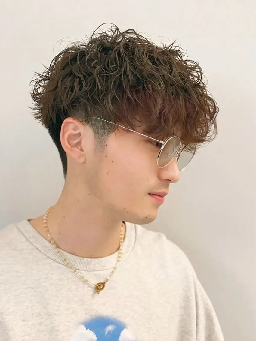 ショート パーマ メンズ カット パーマ メンズパーマ/カラー 中島 海のヘアスタイル