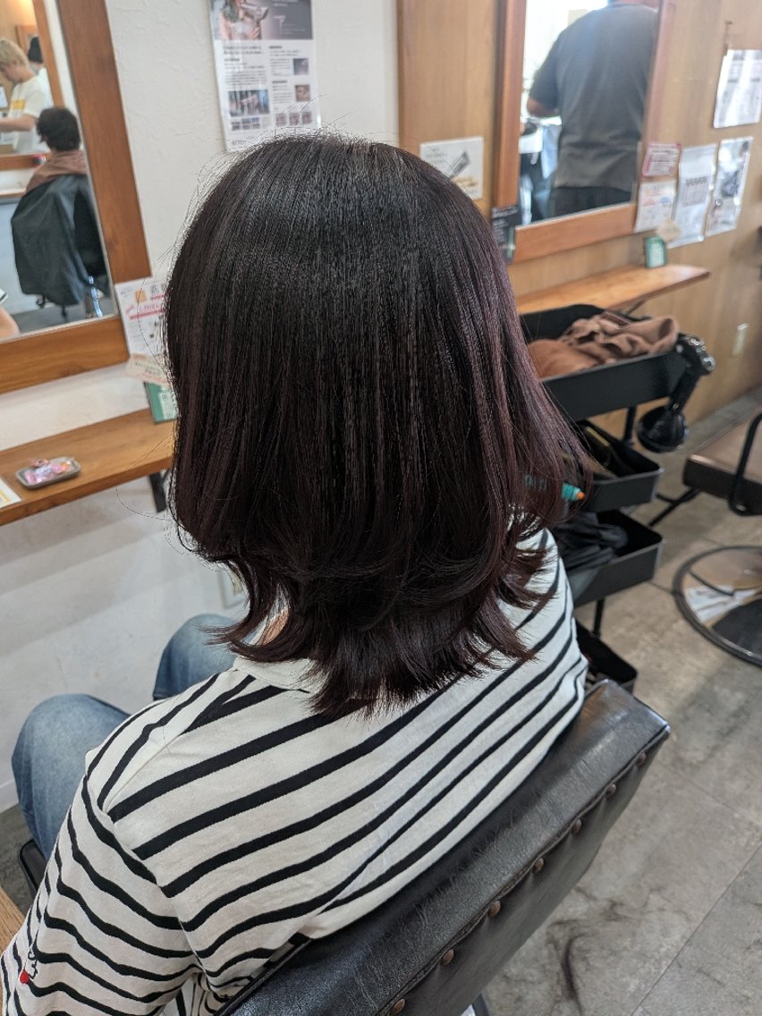 ミディアム ミディアムレイヤー くびれヘア レイヤーカット ママ美容師👧🏻 髪質改善✨️木村倫子のヘアスタイル