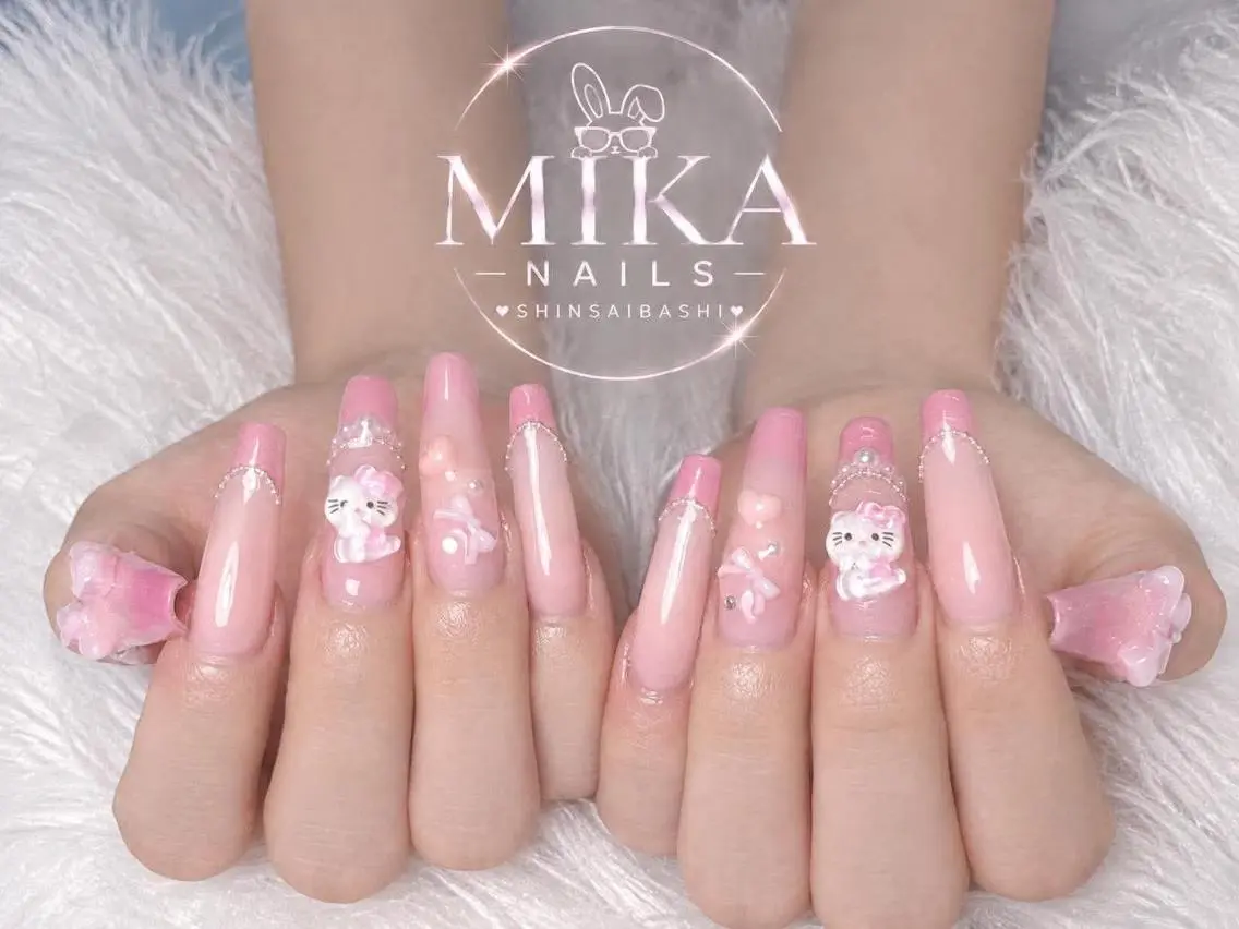 ネイル アートネイル チークネイル ドット フットネイル フレンチネイル ハンドネイル ちみ ちゃん mikaのネイルデザイン
