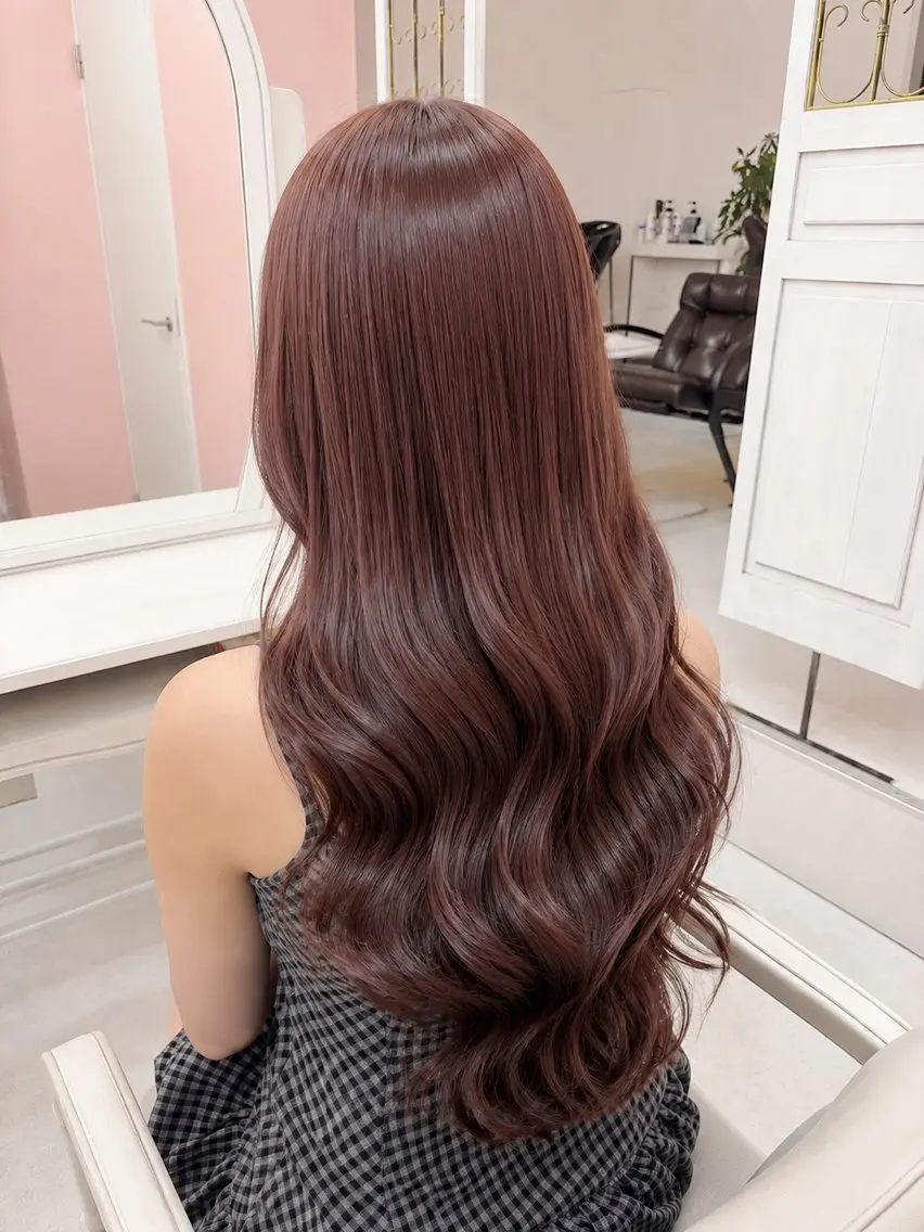 ロング カット ヘアカラー トリートメント ronmuu 🎀꙳.*IZUMIのヘアスタイル