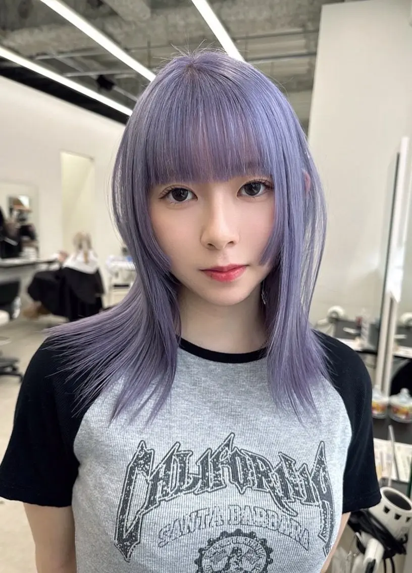 ロング カラー カット ヘアカラー 髙木 利央のヘアスタイル