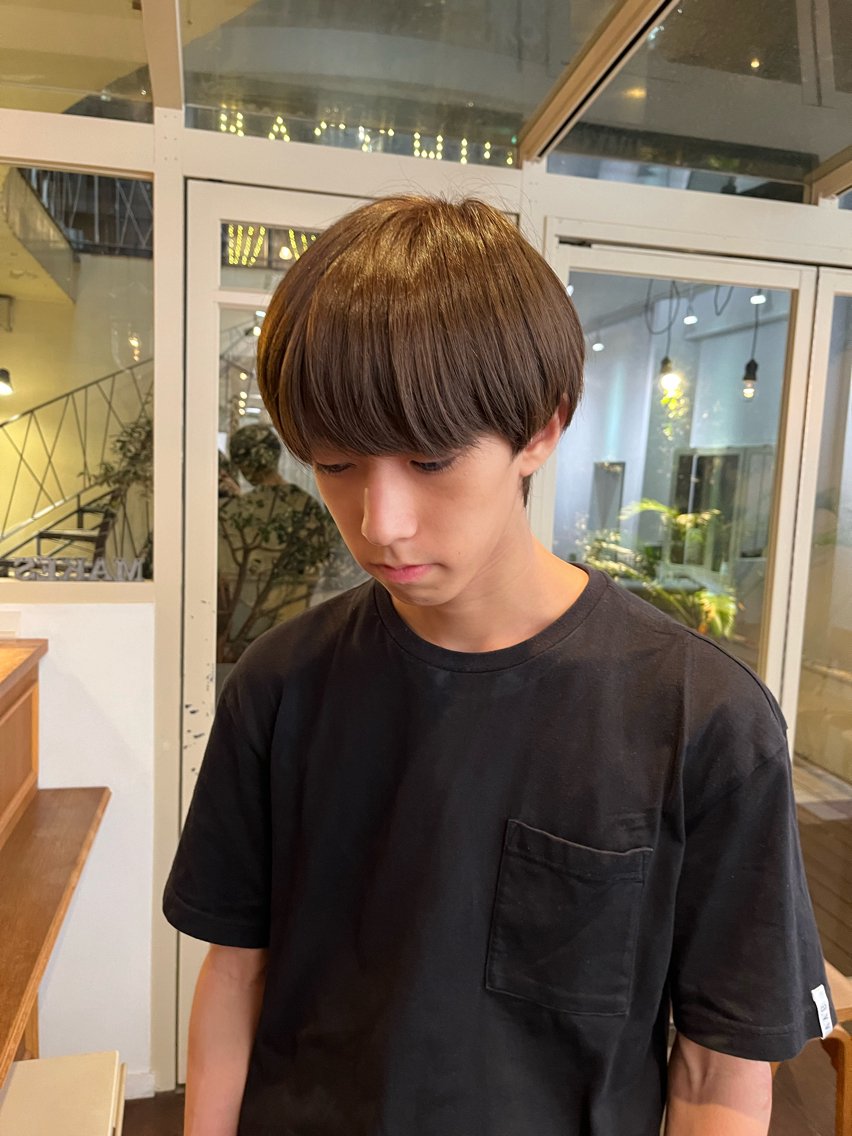 カラー メンズ くいた あやなのヘアスタイル