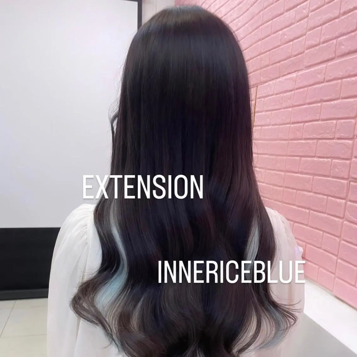ロング カラー ヘアカラー エクステ エクステ🩵ブリーチ 韓国ヘア🩵KAEのヘアスタイル