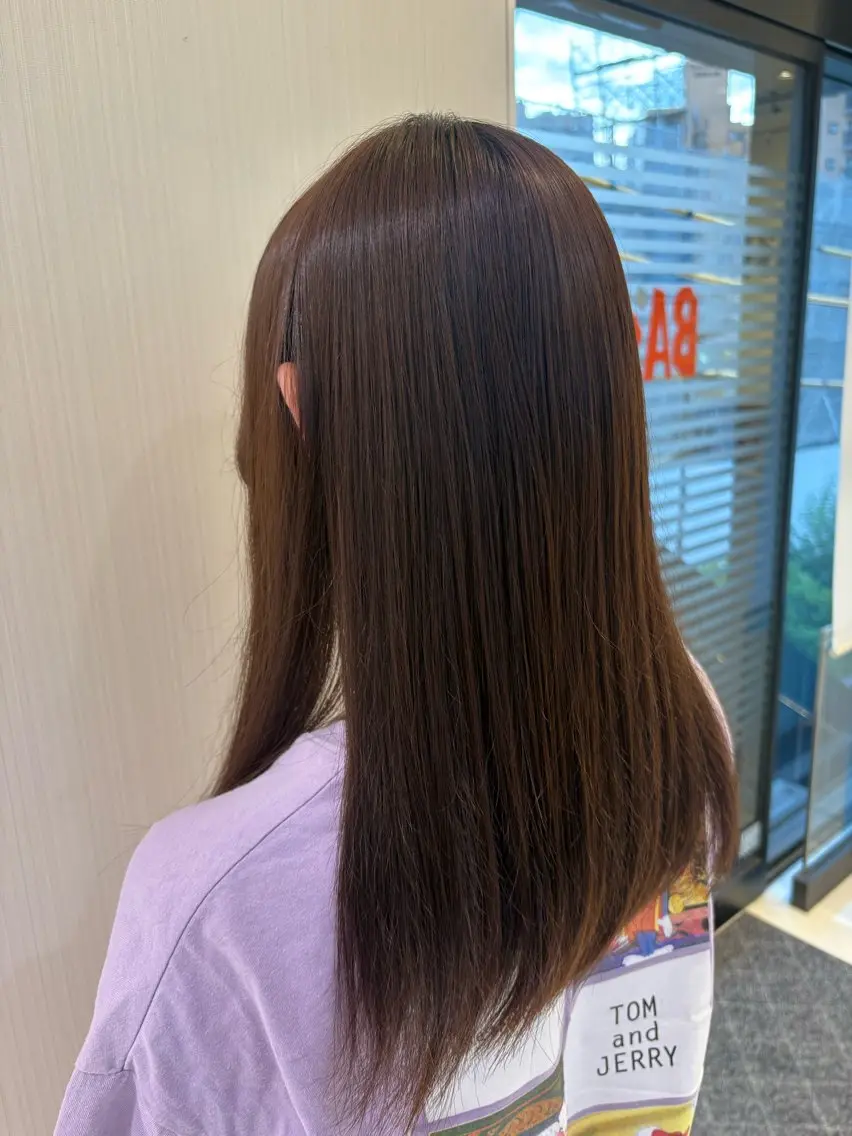ロング カラー カット トリートメント 🎀【暖色艶カラー】 MIHO🎀のヘアスタイル