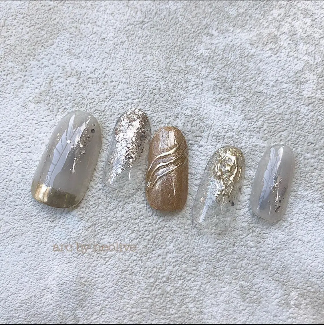 ネイル キラキラネイル rina eye&nailのマツエク・マツパデザイン