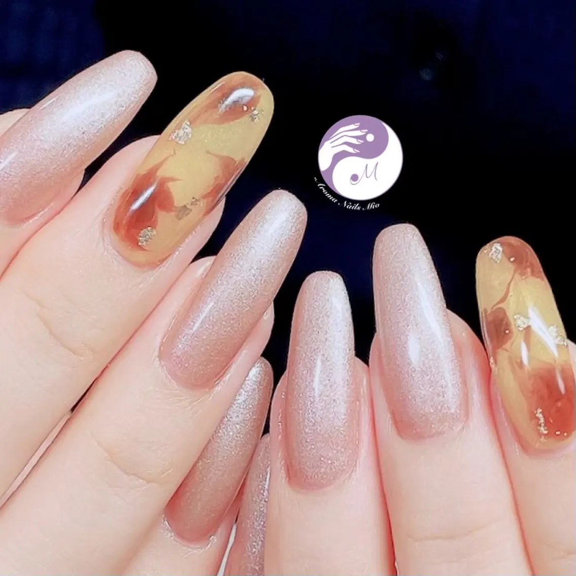 ネイル ジェルネイル ロングネイル ワンカラーネイル 赤色 .Nails Mio 赤羽西ネイルサロンのネイルデザイン