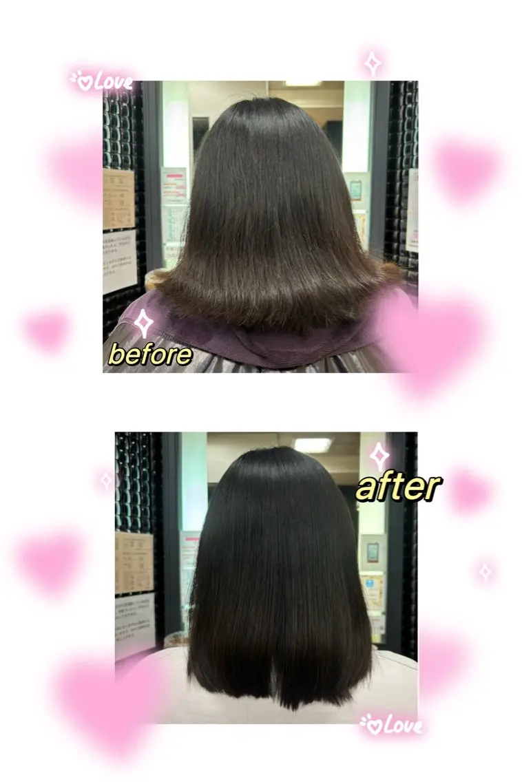 セミロング 縮毛矯正 縮毛矯正 鄭 瑩(てい えい) 🌈モデル募集🩵のヘアスタイル