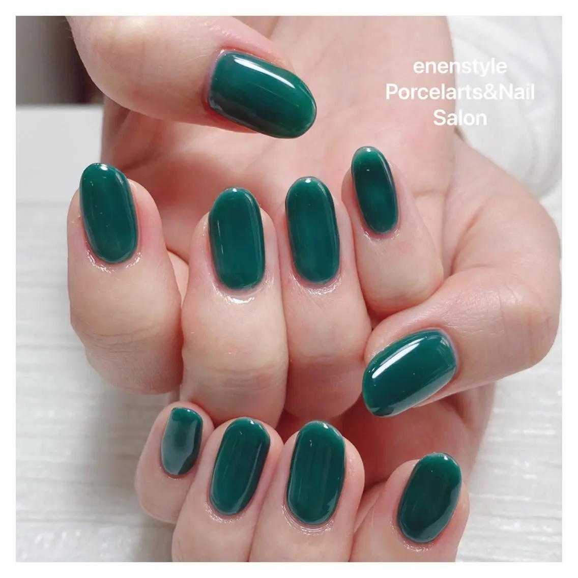 ミディアム ネイル 🐾enen style 🐾のネイルデザイン