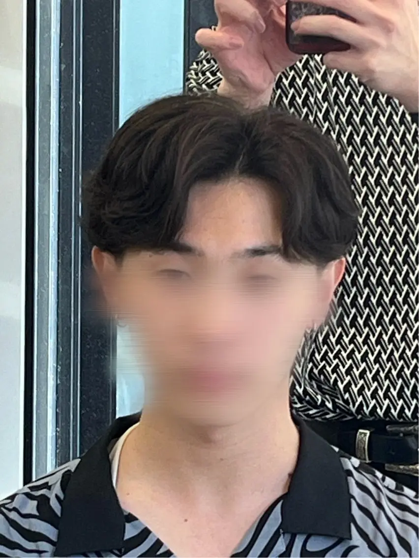 メンズ アイブロウ シャドウ ニュアンス ツイスパ 金井蒔士のヘアスタイル