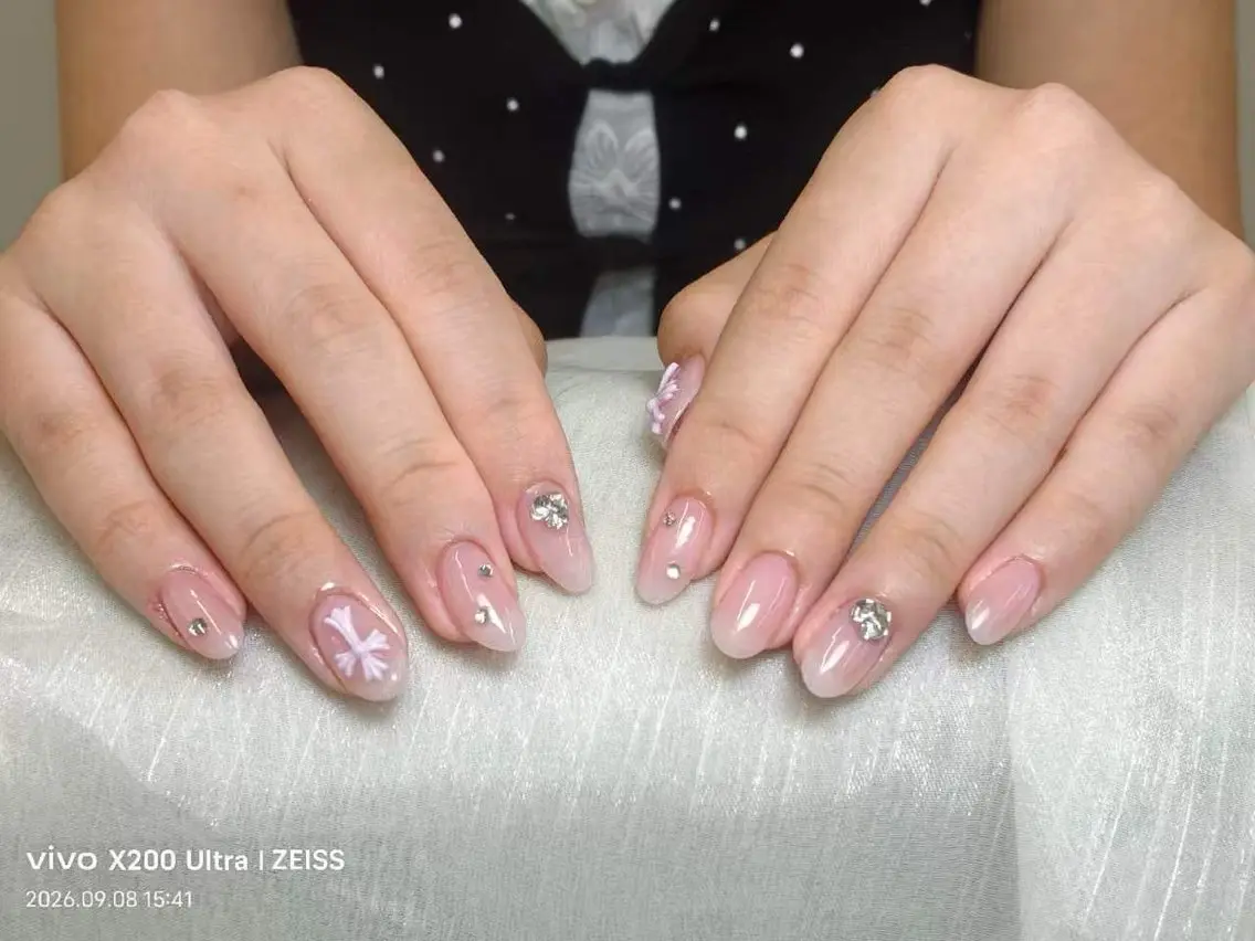 ネイル ジェルネイル オフィスネイル ワンカラーネイル ハンドネイル cuteTips ユイのネイルデザイン