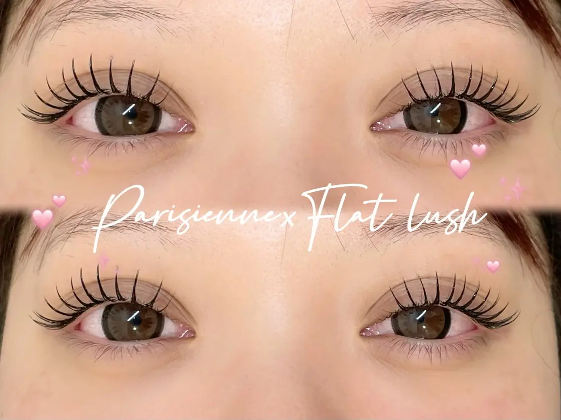 【パリエク】💗パリジェンヌ✖️フラットラッシュ𝟏𝟎𝟎本💗LED込✨の写真