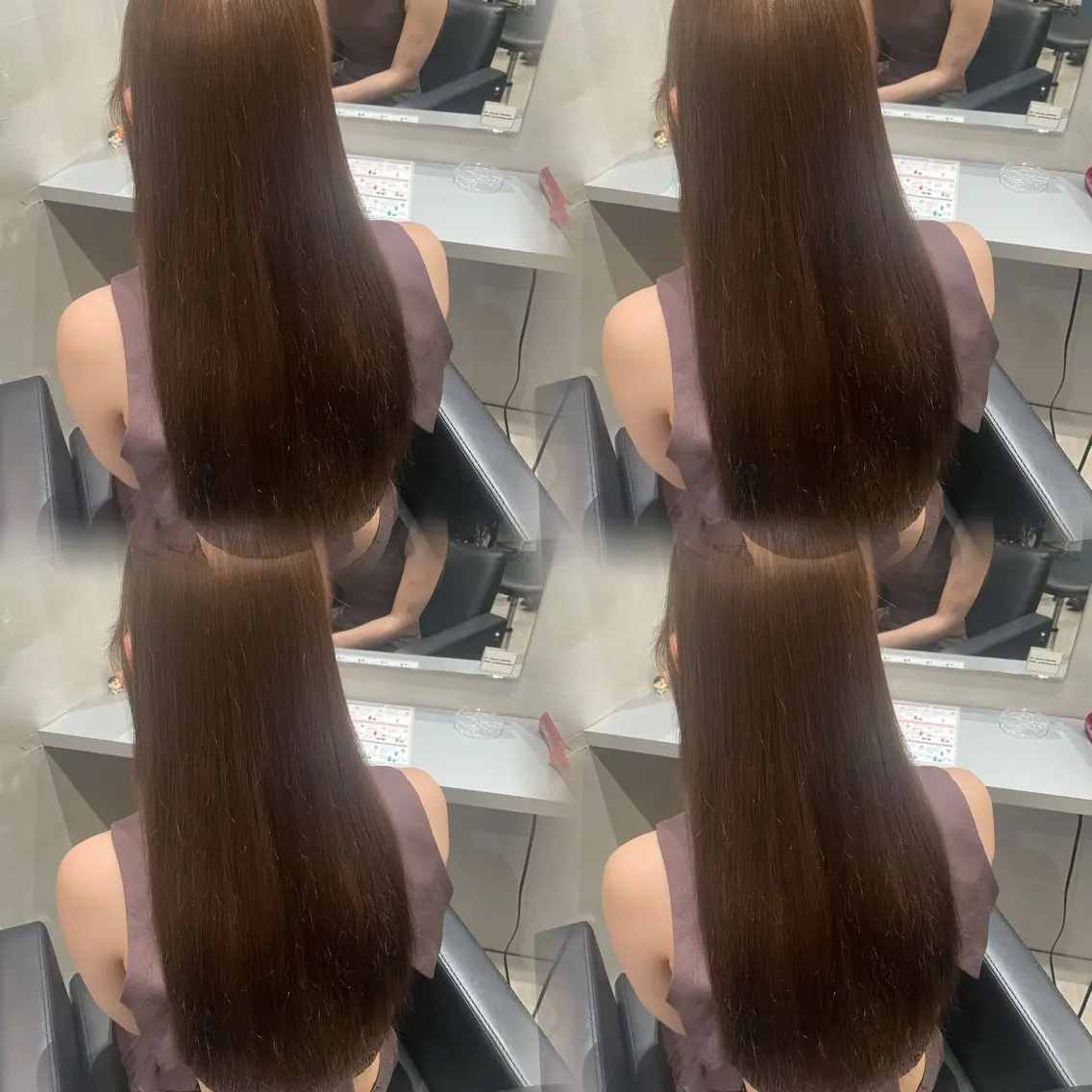 ロング カラー ヘアカラー トリートメント レイヤー×髪質改善 にちか🐰🎀のヘアスタイル