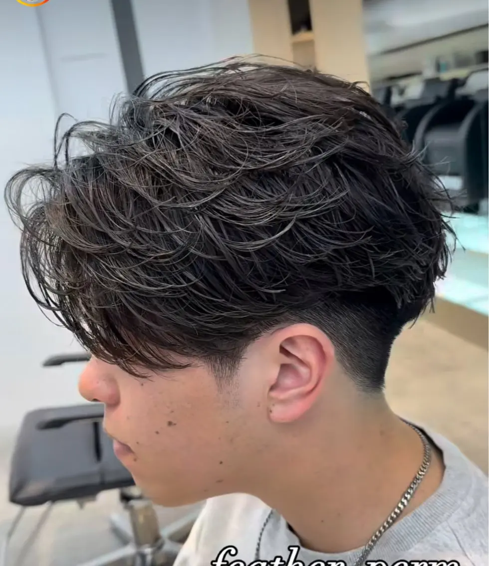 パーマ メンズ カット パーマ 【fifth】立野 涼太のヘアスタイル