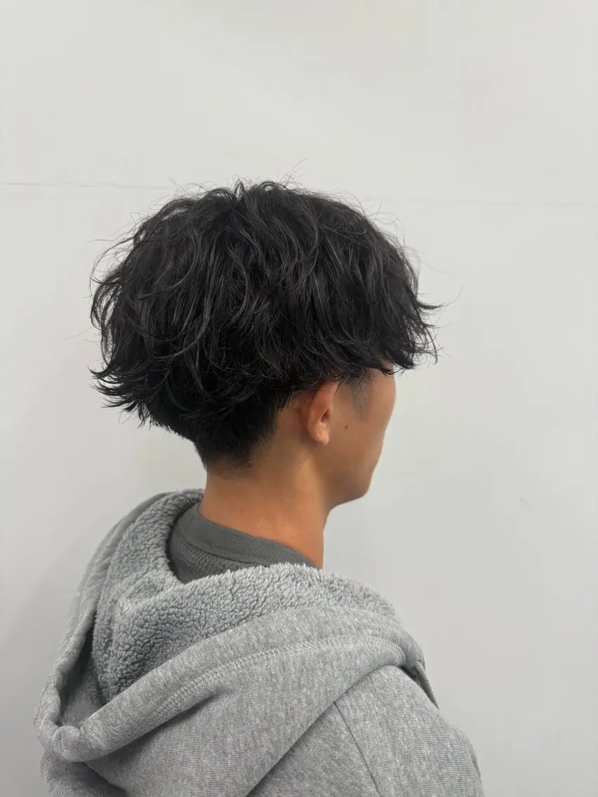 ショート パーマ メンズ メンズパーマ 坂本響 メンズカット/パーマのヘアスタイル