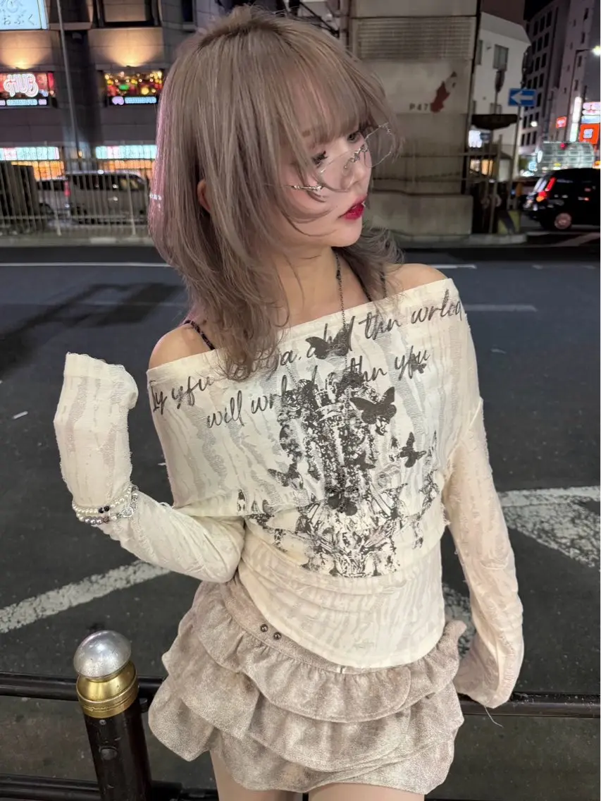 ミディアム カラー Rinka 梅田のヘアスタイル