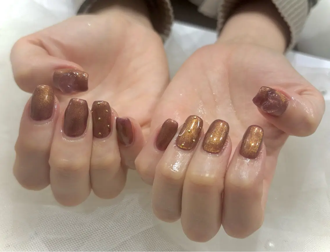 ネイル バレンタイン Nail salon Cielel⟡Ayaのネイルデザイン