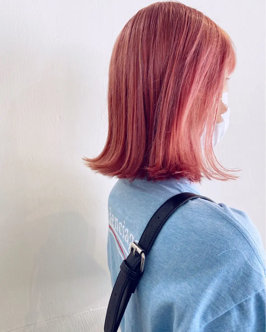 ミディアム カラー ブリーチ LOVESTOIKE 堂本のヘアスタイル