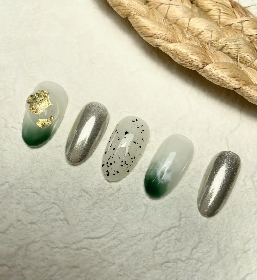 ネイル ハンドネイル M 🌷Nail 長さだし専門店のネイルデザイン