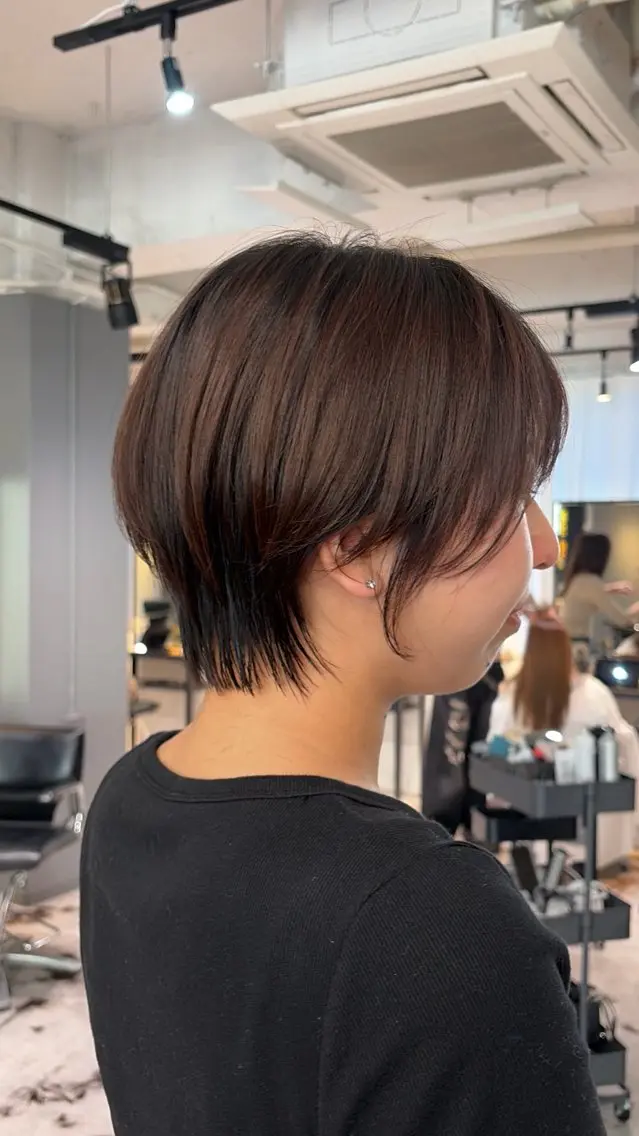 ショート 久保 佳乃のヘアスタイル